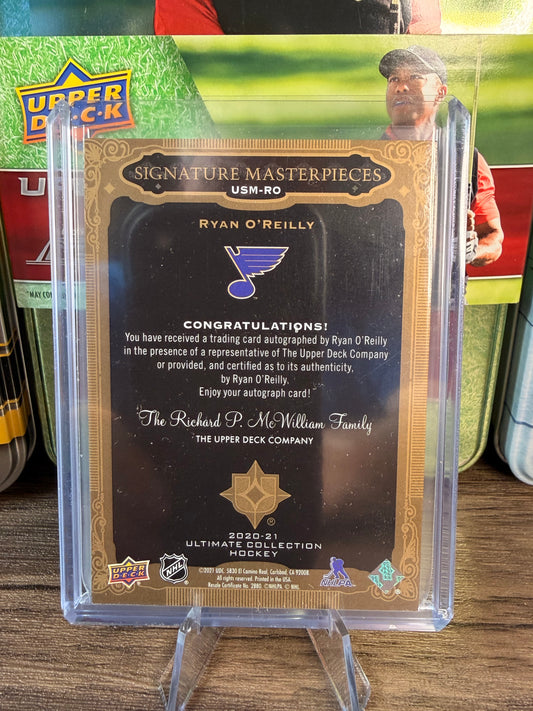 2020-21 - Ultimate - Ryan O'Reilly - Gold Auto - USM-RO